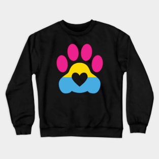 Pride Paw: Pan Pride Crewneck Sweatshirt